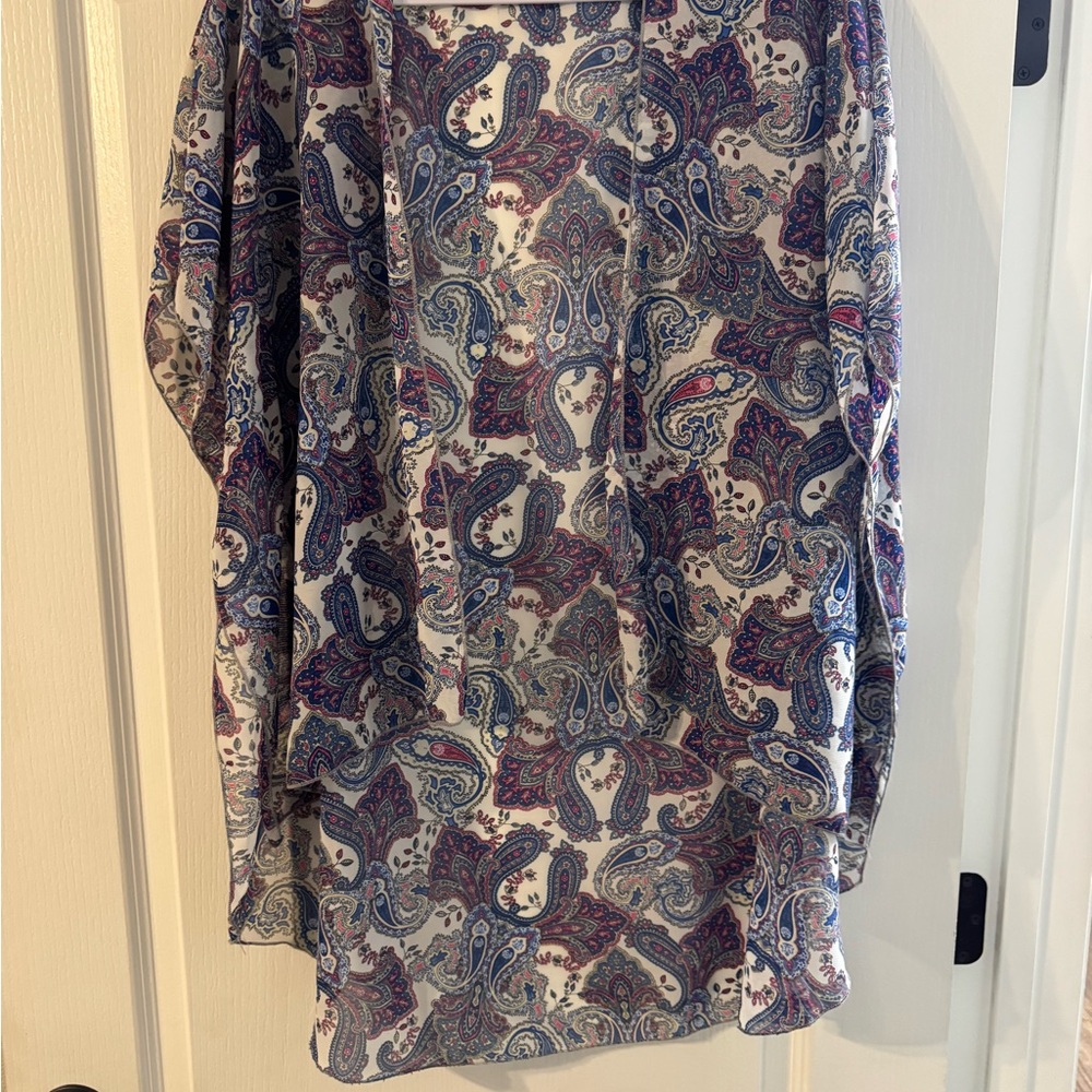 Paisley Print Blouse